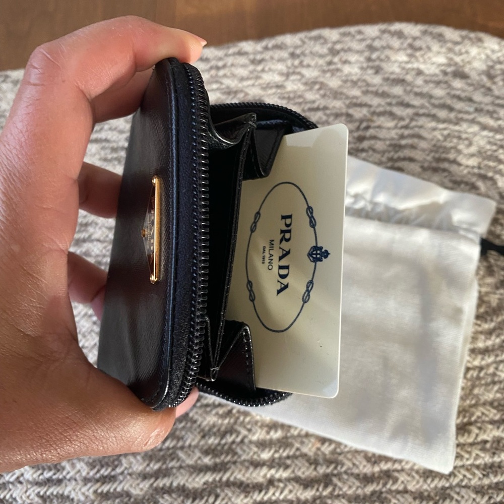 Prada Black Mini Wallet - Picture 10 of 11